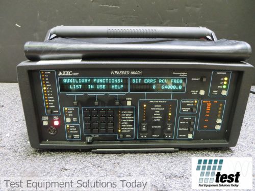 Acterna ttc jdsu  6000a communications analyzer (w/opts see below) a/n25430 dr for sale