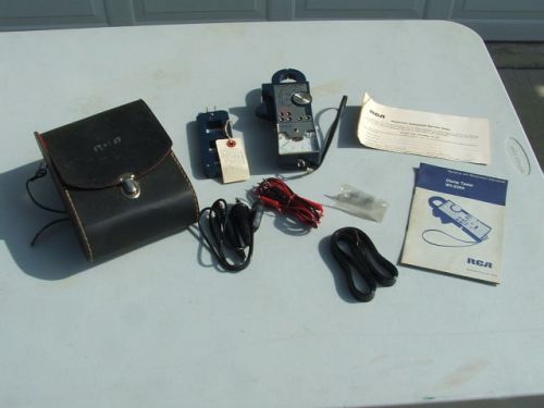 Excellent RCA Clamp Tester WV-525A w/ Probes Case Instructions More VGC
