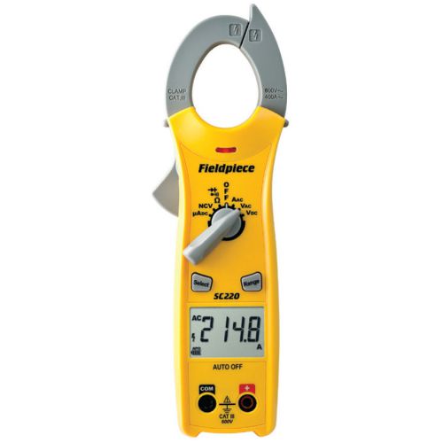 Fieldpiece sc220 digital clamp meter compact for sale
