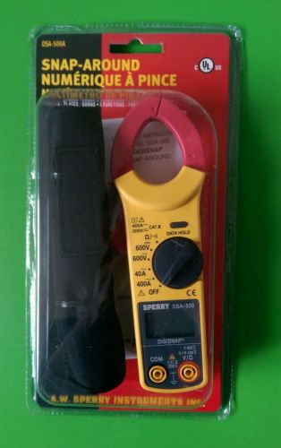(NEW) A.W. Sperry DSA-500A 5-Function 9-Range 400-Ampere Digital Clamp Meter