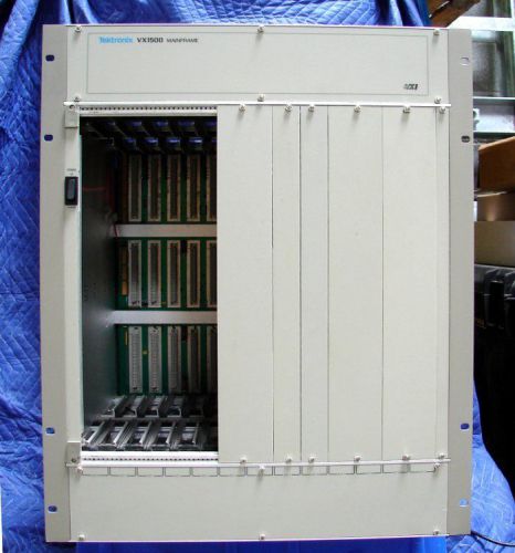 Tektronix vx 1500 13 slot vxi mainframe cardcage tested for sale