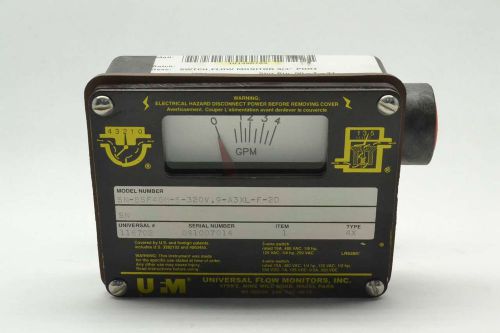 Ufm sn-bsf4gm-6-320v.9-a3xl-f-2d 480v-ac 3/4 in 0-4gpm water flow meter b423756 for sale
