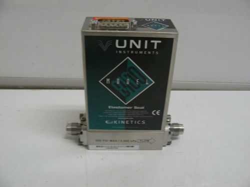 UNIT INSTRUMENTS UFM-8100 MASS FLOW CONTROLLER ELASTOMER SEAL 500 PSI MAX