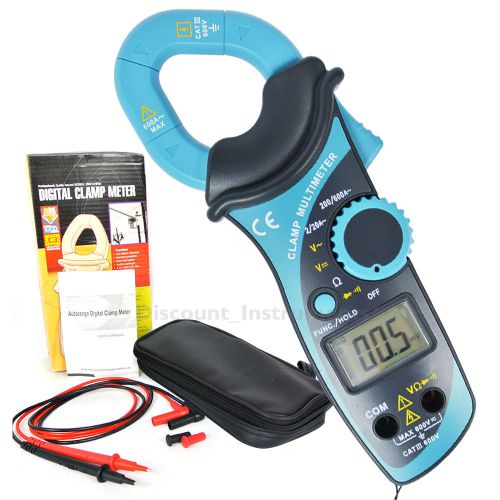 25mm Jaw Opening Capability Auto Range Clamp Meter With Data Hold Function