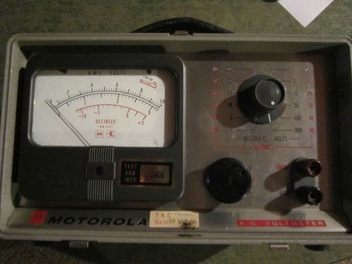 Motorola AC Voltmeter Model # S1051B