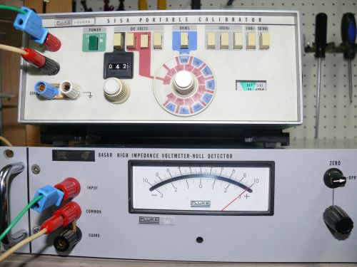 Fluke 845 ar high impedance voltmeter / null detector 1 uv to 1000 v range for sale
