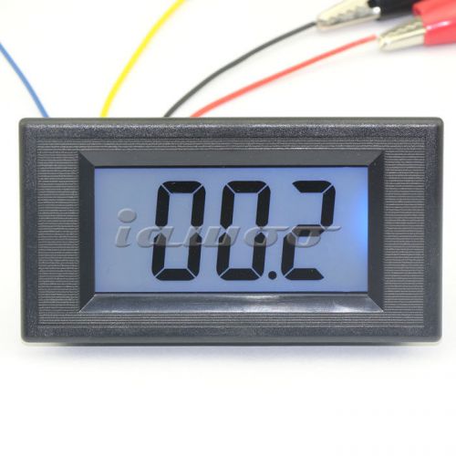 Digital Resistance Measurement LCD Impedance 0-200 Ohm Meter Electronic Ohmmeter