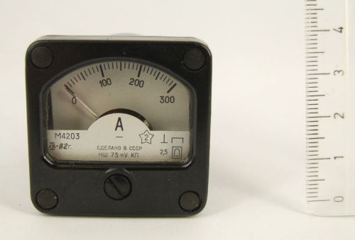 New Russian Panel Meter DC 0-300A M4203