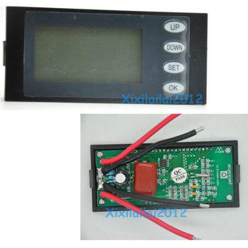 AC Digital LED Power Meter Monitor Voltage KWh Time Watt Energy Volt Ammeter dnr