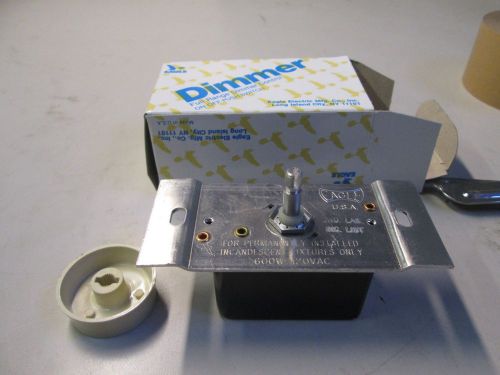 DIMMER SWITCH SINGLE PLOE 600W-120V Control, Electric Light P/N 601 BOX K1114