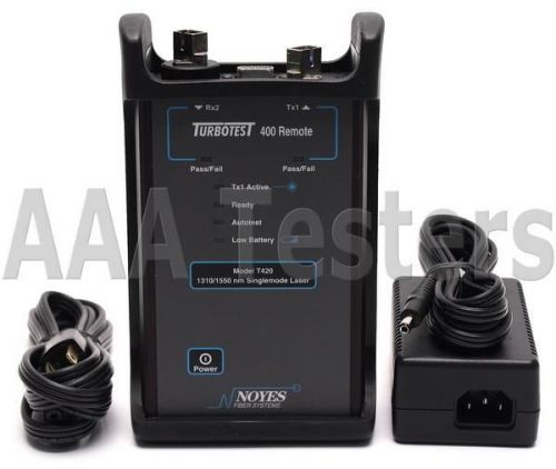 Afl noyes t420 remote sm fiber tester turbotest 400 for sale