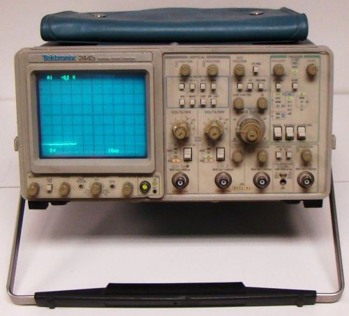Tektronix 2445 Analog Oscilloscope w/ pouch 150 MHz techtronics techtronix