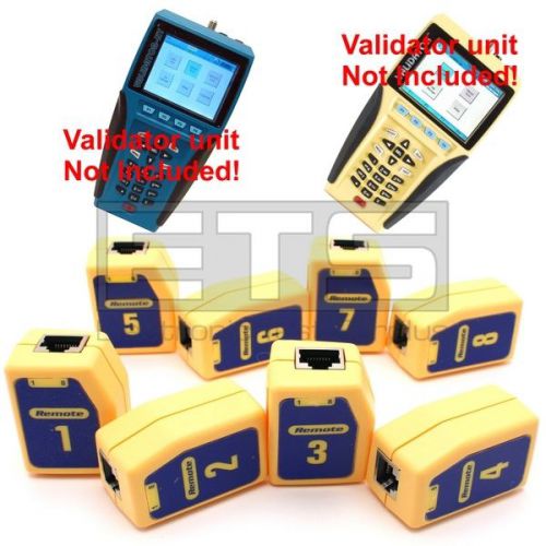 Test-Um JDSU Validator NT950 NT955 TP610 Network Remote Identifiers Set 1-8