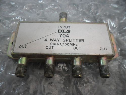 DLS 704 Power Divider Splitter 900-1750 MHz 4-Way RF Microwave