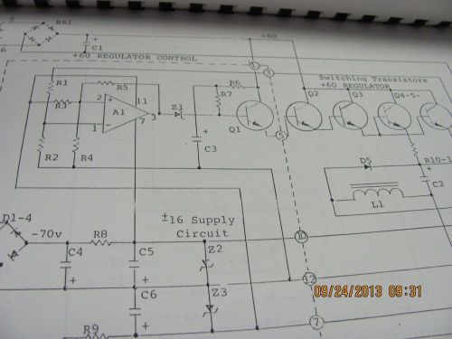 CALIFORNIA INSTRUMENTS MANUAL 25-D: 250VA AC Power Supply - schematics #18289
