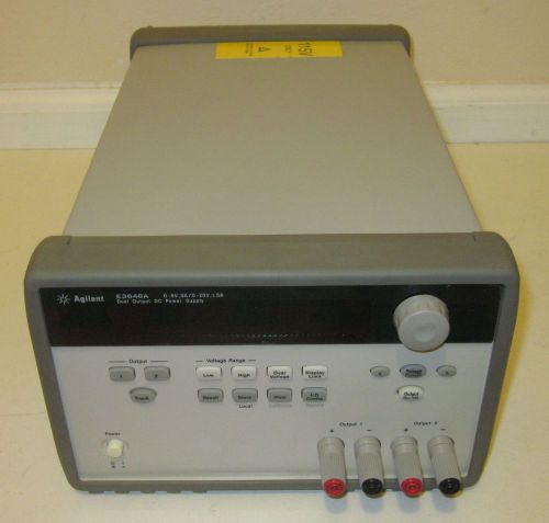 Agilent E3646A Dual Output DC power supply 0-8V/ 3A and 0-20V/1.5A