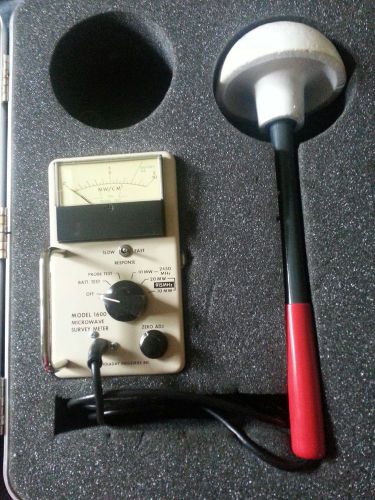 Holaday industries model hi-1600 915mhz and 2450mhz survey meter for sale
