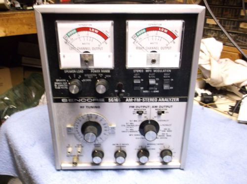 Sencore SG165 AM-FM Stereo Analyzer , Working/Vintage!