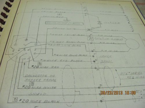 Calidyne manual a174: shaker {force generator}- instruction  w/schematics #18383 for sale