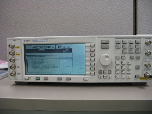 Agilent e4438c vector signal generator, 250 khz to 6 ghz for sale