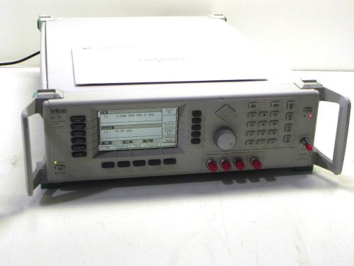 Wiltron 68177b-01/2c/11/16/19 50 ghz synthesized sweep generator *calibrated* for sale