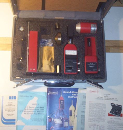 Quest 215  sound level audiometer calibrator--&#034;read full details-see all pics.&#034; for sale