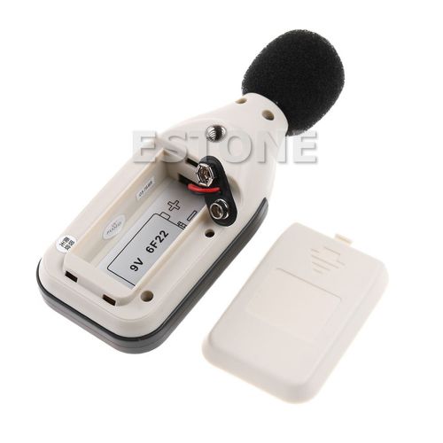Portable 30-130dB Digital Decibel Sound Noise Level Meter Tester New Monitor