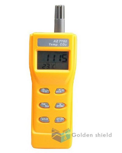 AZ-7752  CO2 Meter tester Handheld Analyser Temp TEMPERATURE RH Meter 9999 ppm