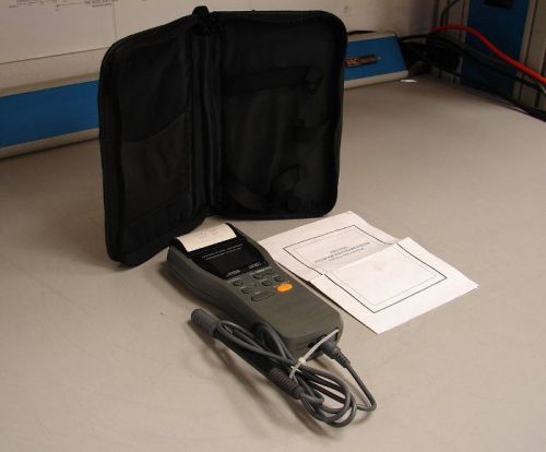 Handheld Thermo-Hydro Recorder/Printer -20 To +60 Deg. C -4 To 140 deg. F TESTED