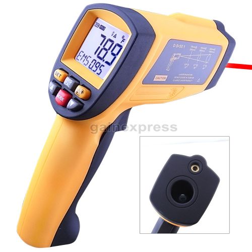 50:1 digital professional ir infrared laser thermometer 0.1~1em pyrometer 2102°f for sale