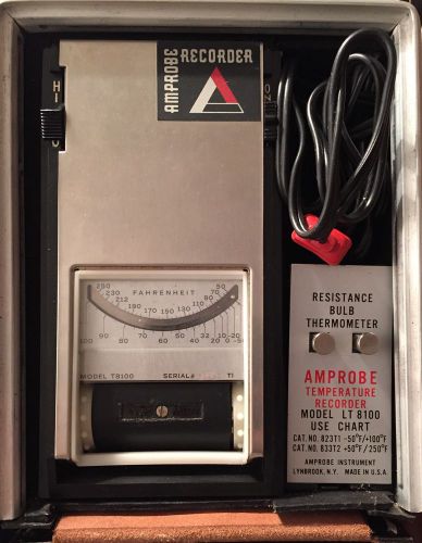 Amprobe Temperature Recorder Model LT 8100