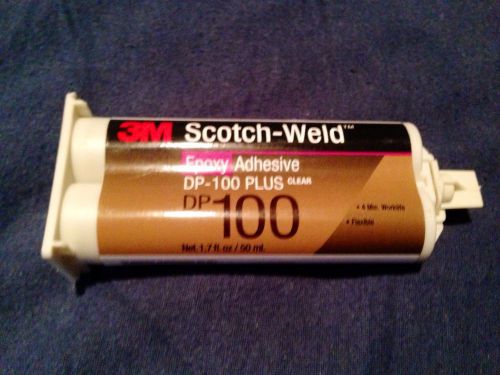 3m scotch weld epoxy adhesive dp-100 plus clear 1.7floz for sale