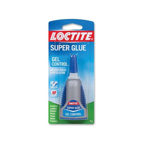 Loctite Gel Control Super Glue, Moisture Resistant, .14 oz, 1/each, LOC1364076