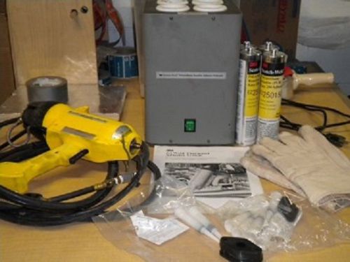 3m scotch-weld  adhesive applicator w/ preaheating unit and extra tubes for sale