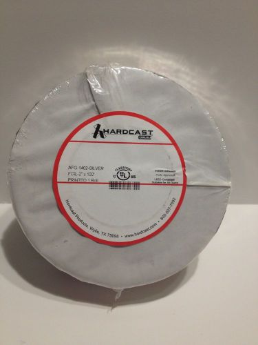 New 8 rolls hardcast carlisle afg-1402-silver foil sealant tape 2&#034; x100&#039; printed for sale