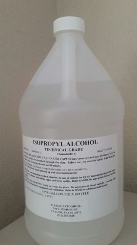 Isopropyl alcohol 99.9%,technical grade,one gallon poly bottle for sale