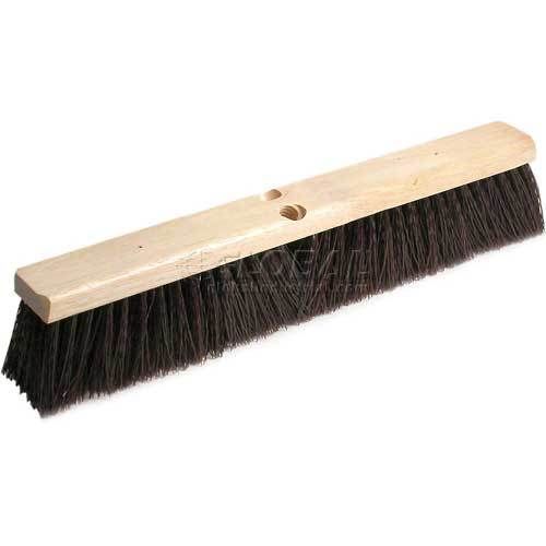 O&#039;Dell 24&#034; MP24 Maroon Poly Floor Sweep Broom Head, 12-Pack