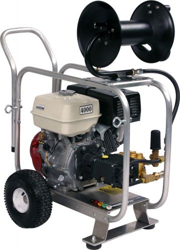 RC/PPS4042HCI-PW 4000PSI with 100&#039; Hose and Hose reel Cage Honda GX390 Cat Pump