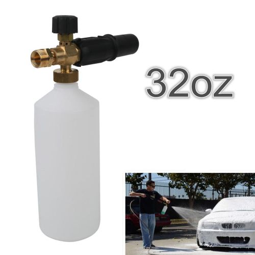 High Pressure Water Cleaner Washer Snow Foam Lance Bottle Quick Connector 32oz