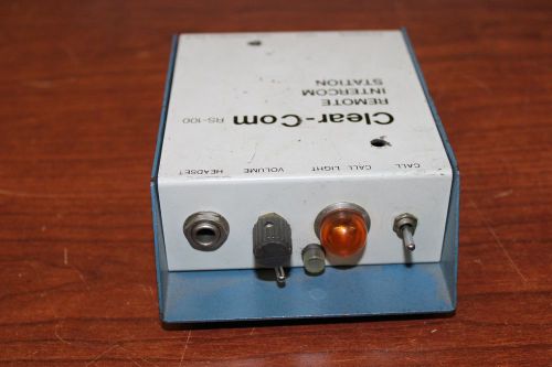 Clear-com sr-100 remote intercom station for sale