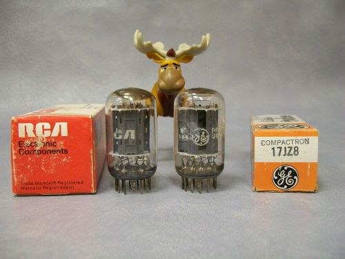 17JZ8 Vacuum Tubes  Lot of 2  GE / RCA