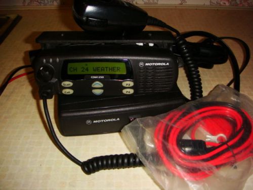 Motorola cdm1250 vhf remote mount for sale