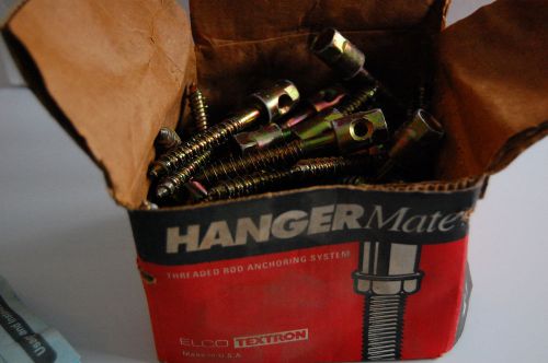 Hangermate threaded rod anchors 2 1/4&#034; shank length box of 50 zh370 for sale