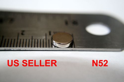 X10 n52 nickel plated 8x2mm strongest neodymium rare-earth disk magnets for sale