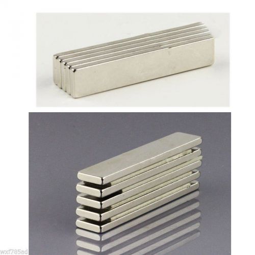 N35 Super Strong Cuboid Block Magnet Craft Rare Earth Neodymium 50 x10x 3mm 10pc