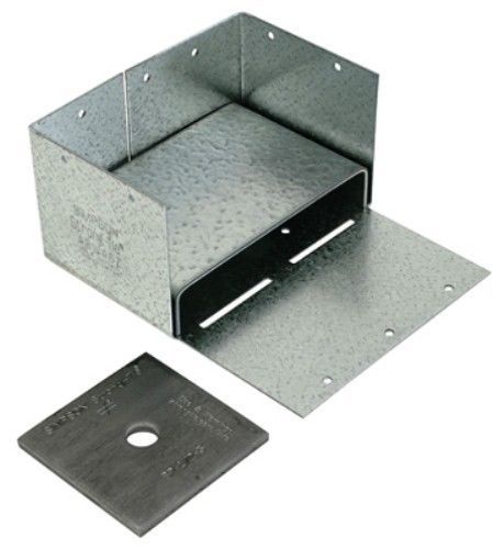 Simpson Strong Tie Adjustable Post Base, For 4&#034; x 4&#034; Post