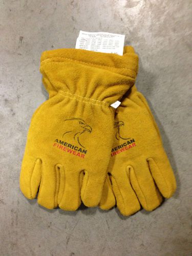 American Firewear Leather Firefighting Gloves Medium