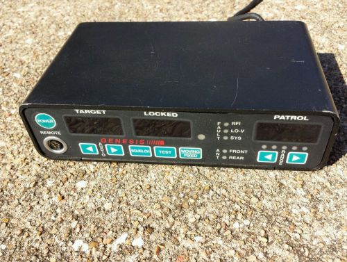 Decatur genesis 1 police dual radar display unit tested working lot 3 for sale