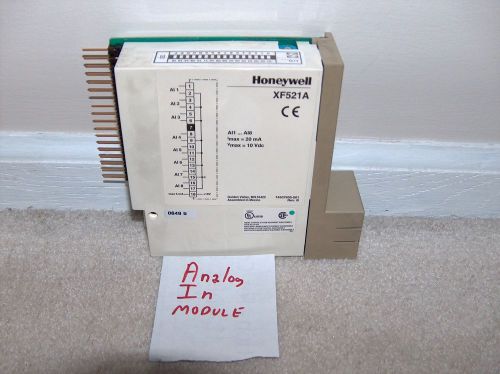 Honeywell XF521A  8 input Analog module for XL 500 HVAC DDC