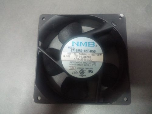 NMB 4715MS-12T-B50 Aluminum 115V 14.5W 120x120x38 mm Ball Cooling Fans